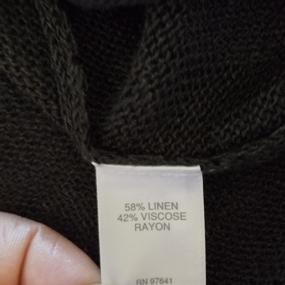 J.Jill Women Black Cardigan Size M - Picture 6 of 6